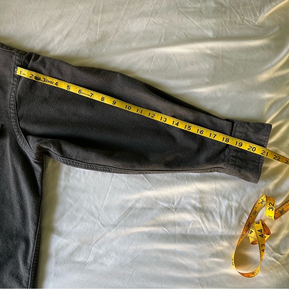 L.L. Bean Cabincore Olive Green Chamois Cloth Shirt | Women’s XL (Tag 14) - Picture 11 of 11